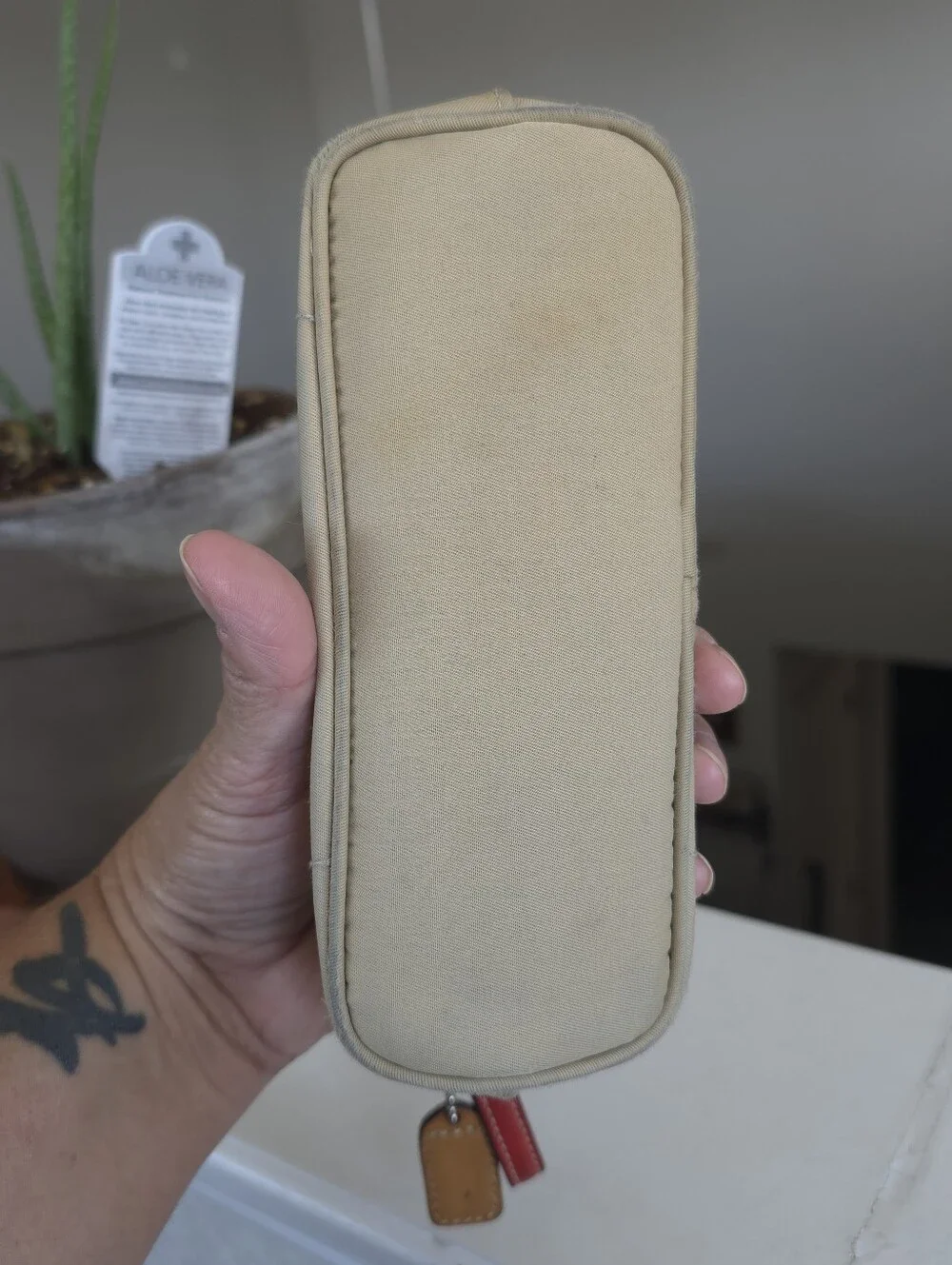 Coach Vintage Rare  Leatherware Est.1941 Nylon Cosmetic Pouch Released In 2005